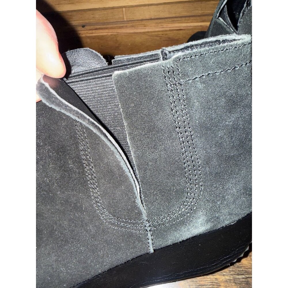 VOLATILE Burlingham Black Suede Stacked Heel Boots Size‎ 8.5 - Picture 13 of 14